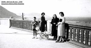 Oran - Boulevard Front de Mer - Famille Miot - 1958 -